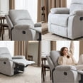 thumbnail image 4 of Sillon Reclinable Easy Living Monza Gris Claro, 4 of 6