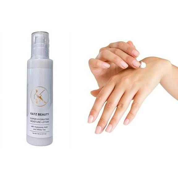 Katz Beauty Super Hydrating Moisture Lotion, with Hyaluronic Acid and White Tea, 5 fl oz