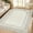Beige, variant on Large Rug 9x12 Machine Washable Area Rug Soft Non-Slip Rugs Modern Bordered Rug Low Pile Lightweight Carpet Indoor Floor Cover for Living Room Bedroom, Brown