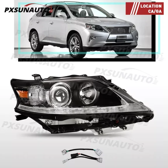 For 2013 2014 2015 Lexus RX350 RX450h Headlight Headlamp LED DRL Right Side RH