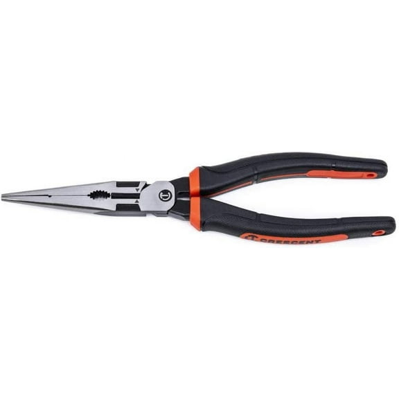 CRESCENT - Z2 Plier,6",Long Nose,Cushion Grip Z6546CG