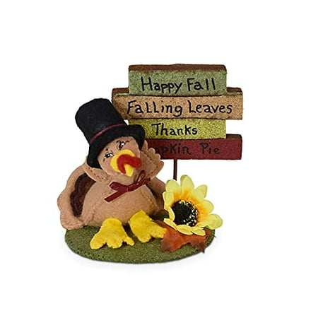 Annalee Dolls 2021 Thanksgiving 3in Signs of Fall Turkey Plush New with Tag
