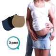 thumbnail image 2 of Maternity Pregnancy Adjustable Waist Extender Elastic Extender Pads Black, 2 of 8
