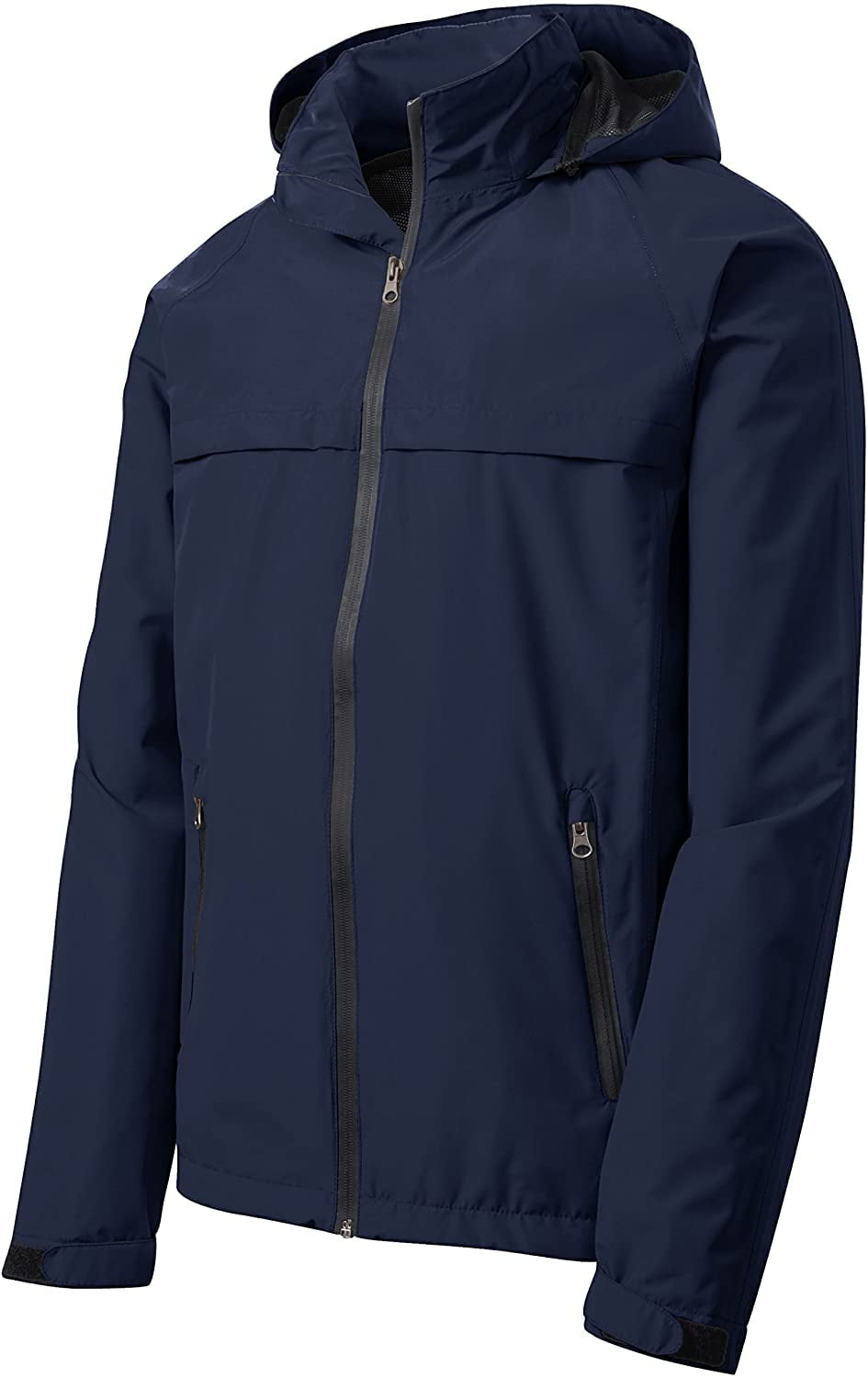 Mato & Hash Mens Solid Color Waterproof Jacket - MH - True