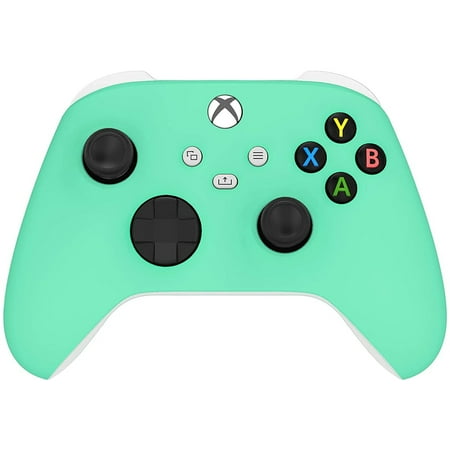 Custom Controllerzz Wireless Controller for Microsoft Xbox Series X/S & Xbox One - Custom Soft Touch Feel - Custom Xbox Series X/S Controller (X/S Green Mint)