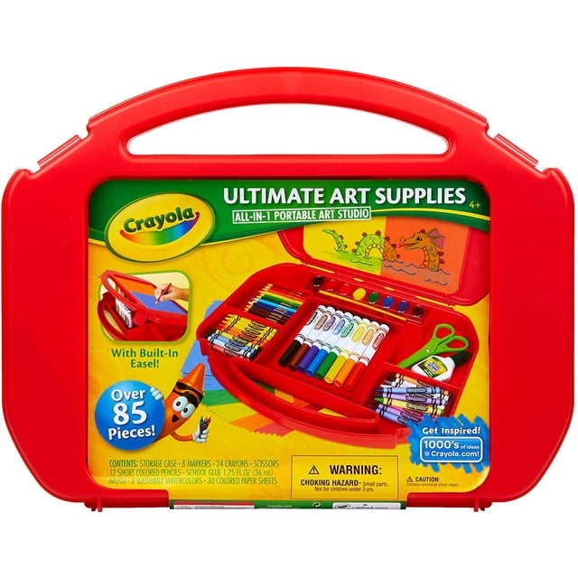 Estuche de arte Crayola Ultimate 85 piezas para niños