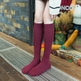 thumbnail image 3 of Calcetines de pantorrilla de algodón para mujer Calcetines largos sencillos para mujer Construcción sin costuras Adecuado para grupos de mayor edad, 3 of 5