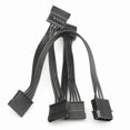thumbnail image 3 of 5x 4pin Ide To 5-port Power Supply Cable 4pin Molex To Multi Sata Port 18awg Wire Power Cord For Ha, 3 of 3
