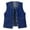 Blue, variant on Women's Denim Vest Short, Slim Fit, Korean Version Jacket Vest, High-Quality Denim, for Summer, Business Casual