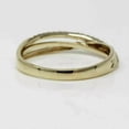 thumbnail image 4 of 0.50Ct Round Cut Simulated Diamond Women's Criss Cross Engagement Ring 14k Yellow Gold Plated Silver For Her, 4 of 5