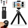 thumbnail image 1 of Bluetooth Selfie Stick, Selfie Stick Tripod Bluetooth Selfie Stick Extendable Aluminum Monopod with Detachable Remote Control & Rotating Stable Phone, 1 of 4
