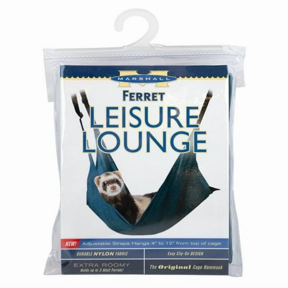 Marshall Leisure Lounge Cage Hammock for Ferrets, Holds Three Adult Ferrets