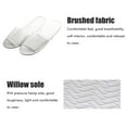 thumbnail image 2 of Fleece Slippers One Time Non Slip Thick  Slippers For Home Hotel Travel Party Guest, 2 of 7