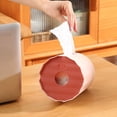 thumbnail image 4 of Soporte moderno para caja de pañuelos de escritorio, caja dispensadora de pañuelos faciales, soporte para cubierta, organizador de servilletas, caja de pañuelos húmedos de mayor capacidad para el, 4 of 5