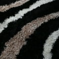 thumbnail image 4 of Rugsotic Carpets Hand Tufted Shag Polyester Eco-Friendly Area Rugs - 5'x8', Rectangle, Black, Plain Solid Design, High Pile Handmade Anti Skid Rugs for Living Room, Bed Room K00002, 4 of 5