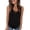 Black, variant on Yigetop Criss Cross Tops for Women Womens Tank Tops Criss Cross Sleeveless Shirts Casual Tank Tops Basic Blouse Deep V Tank Tops for Women Black L