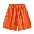 thumbnail image 5 of DDAPJ pyju Birthday Gifts! Baggy Shorts for Men Drawstring Casual Hiking Shorts Lightweight Quick Dry Athletic Work Shorts with Pockets Orange XXXXL, 5 of 9