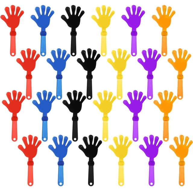 Baquetones de mano ZCYSRLQIN, 24 unidades, 6 colores, 19 cm de plástico