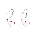 thumbnail image 1 of Qarigey Pendientes de gota con forma de tarjeta de juego para mujer, aretes con gancho para la oreja personalizable, regalos de Navidad para Ropa, zapatos y accesorios Miscelánea 3 Qarigey PS15247-03, 1 of 6