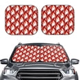 thumbnail image 2 of Naloa Fire Symbols 2 Piece Foldable Car Sun Shades, Car Windshield Sunshade, Front Window Sunshade for Car, Truck, SUV - Medium, 2 of 7