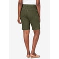 thumbnail image 2 of Jessica London Women's Plus Size Classic Cotton Denim Shorts, 2 of 5