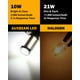 thumbnail image 4 of Bombillas LED Auxbeam 1156, luz inversa, 6500 K, color blanco P21W BA15S, 4 of 7
