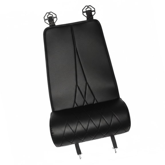 Zeiwohndc Season Ergonomic Car Seat Cushion Extended Leg Rest Leather Design for Car