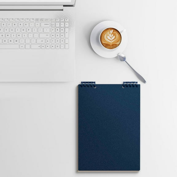 Eolstice Portable Loose-Leaf Binder Notebook, Refillable Note Organizer with Pocket, Journal Diary Writing Planner for School Office Home Organization Use