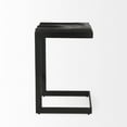 thumbnail image 2 of Kiran 18L x 17W x 26H Black Wood Counter Stool, 2 of 9