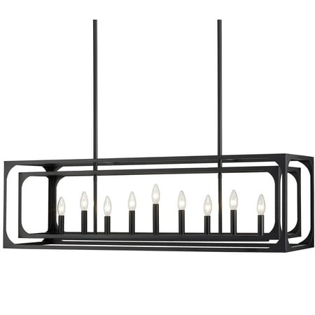 

Z-Lite 3038-9L Easton 9 Light 13 Wide Linear Chandelier - Black