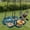 A-rmy Green, variant on Elainilye Bird Feeder, Outdoor Hanging Garden Decoration with Dual Water and Food Container, Four Leaf Clover Design for Yard Patio