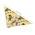 thumbnail image 6 of Easygdp Beautiful Bright Birds And Flowers Pet Scarf, Dog Triangle Scarf, Printing Dog Bib, Handkerchief Scarf for Small Medium Large Dogs Cats Pets, 6 of 9
