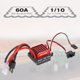thumbnail image 2 of RC 60A ESC Control Remoto Car ESC Cepilado Controlador de Velocidad Eléctrica 6V/2A Bec Reemplazo para 1/10 -4 -6 D90 HSP Redcat RC 4WD Tamiya Axial SCX10 HPI DIY DIY, 2 of 7
