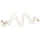 thumbnail image 5 of Collar colgante Estetoscopio Fernando acero Inoxidable oro rosa, 5 of 6