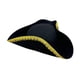 thumbnail image 2 of Gorra pirata elegante y versátil con tres picos para actuaciones, fiestas y disfraces. Ala de sombrero de encaje dorado, 2 of 8