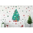 thumbnail image 2 of Walplus Self Adhesive Christmas Tree and Silver Snowflakes Window Home Decor Wall Decals 27.56" x 27.56", 2 of 5