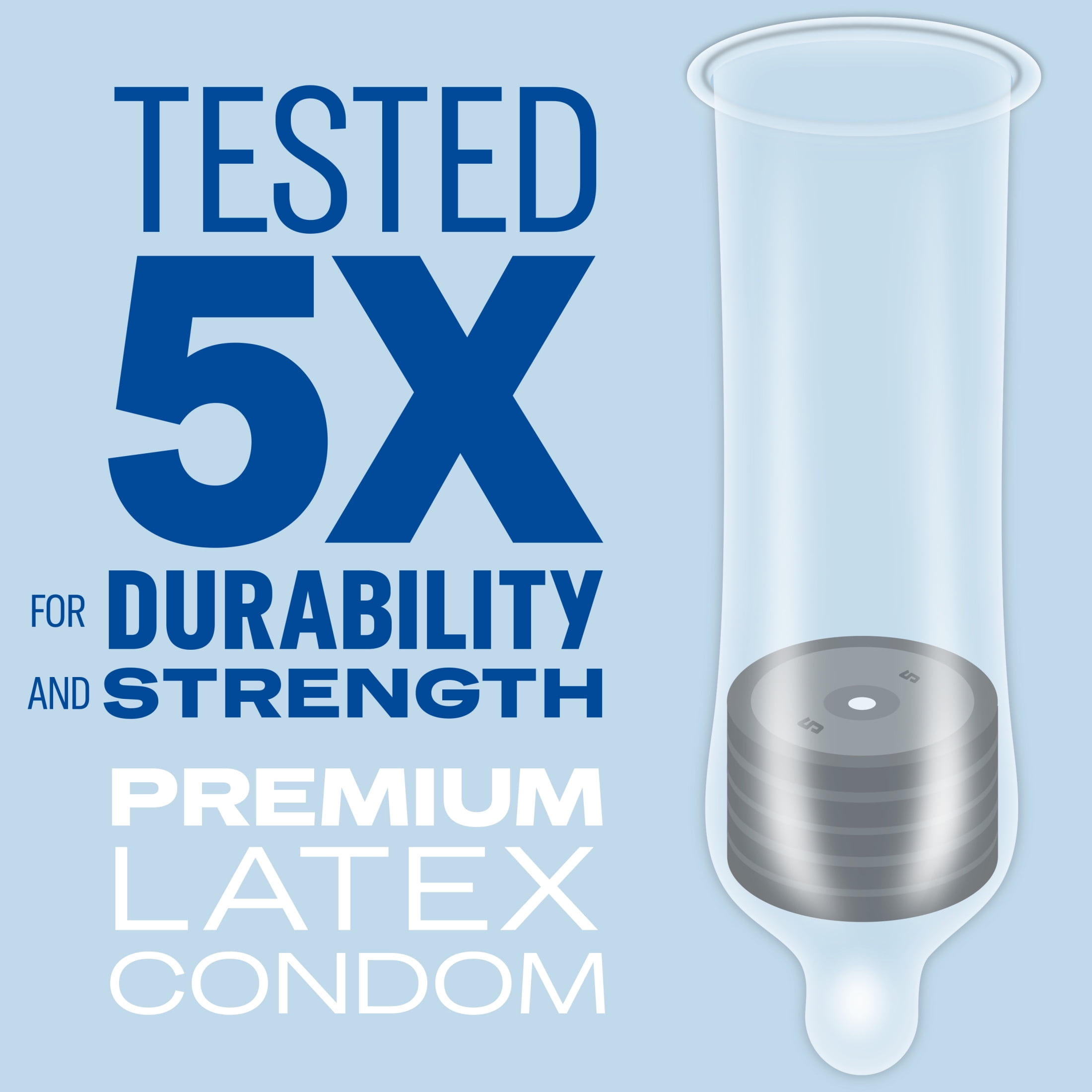 Durex Invisible Condoms, Ultra Thin, Ultra Sensitive Natural Rubber Latex Condoms for Men, FSA & HSA Eligible, 16 Count