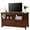 Brown, variant on Topbuy TV Stand with Power Outlet Media Entertainment Center Modern TV Console Table Brown