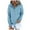 Light Blue, variant on UngA Womens Oversized Hoodies Pulllover Long Sleeve Half Button Hoodies Fall Fashion Sweatshirts Hooded Tunic Tops Hoodie Womens (Watermelon Red,XL)