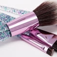 thumbnail image 4 of EeaseCA 10pcs Unique Handle Makeup Brushes Multi-function Cosmetic Brush Kit Artificial Fiber Brush Set with PU Bag, 4 of 8