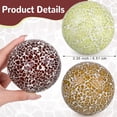thumbnail image 2 of 3 Pcs Mixcolor Decorative Glass Balls for Bowls,3.35 Inch Mosaic Decorative Orbs Balls for Centerpiece Bowl Vase Filler Home Decoration, 2 of 4