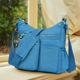 thumbnail image 3 of kchsji Crossbody Nylon Shoulder Bag, Multi Compartment Medium Capacity Purse for Women, Lightweight Casual Travel Crossbody Bag for Work, Shopping, Outdoor and Daily Essentials, 3 of 3