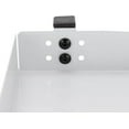 thumbnail image 6 of 16 inch Clamp on Desk Shelf, Desk Extender Side Table, 2 Tier Shelving Unit Above or Under Desktop, Clamp On Desk Organizer Shelving Unit for Home Office, 6 of 9