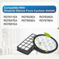 thumbnail image 2 of Pack Of 2 Hepa Filters For Rowenta Silence Force Cyclonic - Model Ro76xx Vacuum Cleaners - Replacement Filter Accessories, 2 of 5
