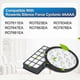 thumbnail image 2 of Pack Of 2 Hepa Filters For Rowenta Silence Force Cyclonic - Model Ro76xx Vacuum Cleaners - Replacement Filter Accessories, 2 of 5