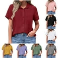 thumbnail image 1 of Sudadera con capucha para mujer,Blusa informal de manga corta con estampado para mujer, cuello redondo, cómoda para uso diario, para casa y trabajo, sopatenor, 1 of 7