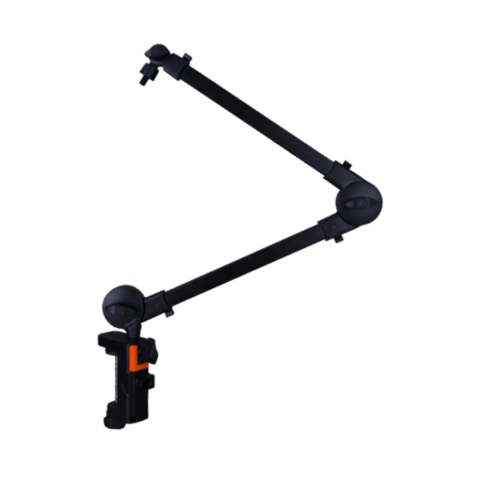 MERIGLARE Microphone Arm Mic Holder Easily Install Professional Heavy Duty Adjustable for Studio Video Gaming Podcasting Accessory without clip