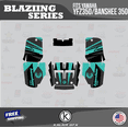 thumbnail image 2 of Kalair GFX Graphics Kit for Yamaha ATV BANSHEE 350 (2001-2012) Blazing Series, 2 of 5