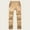A220 Khaki, variant on Kids Boys Hiking Cargo Pants Lightweight Quick Dry Elastic Waist Convertible Zip-off Trousers for Outdoor Camping Sports, 3-14Y