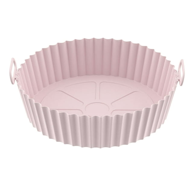 Freidora de Silicona Redonda, Espesa, De Grado Alimenticio, Flexible, Reutilizable, Recomendado Para Freidora y Horno por DeboJo de 221 Degrees CelsiSus, Lavavajillas, Accesorios,